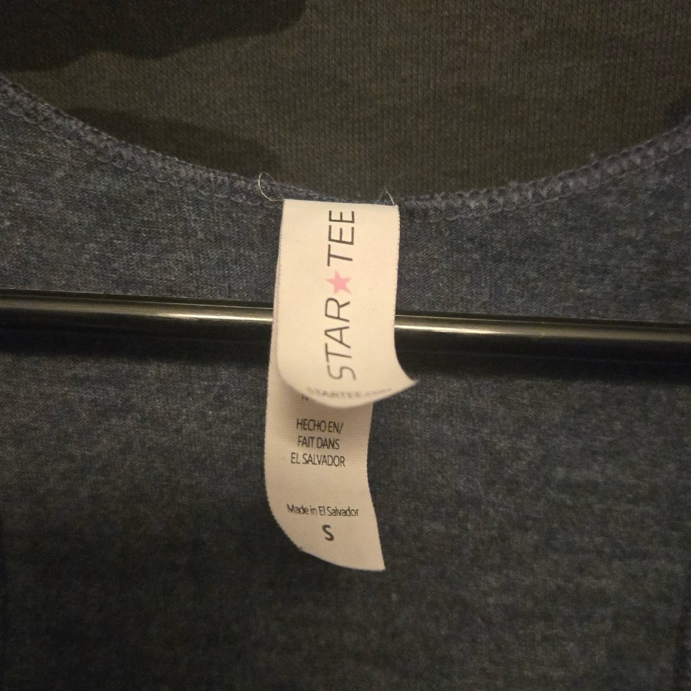 Tank Top Heather Blue Tee - Picture 3 of 4